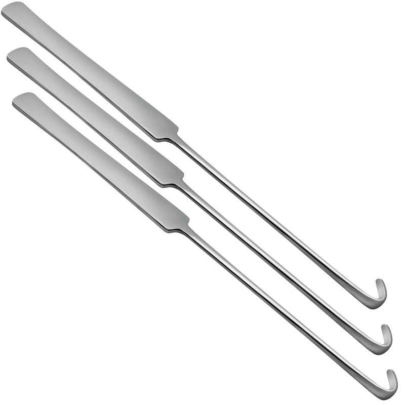 DEXSUR Veterinary Spay Snook Hook, 8 inches, Stainless Steel (12 pcs.) - Image 3